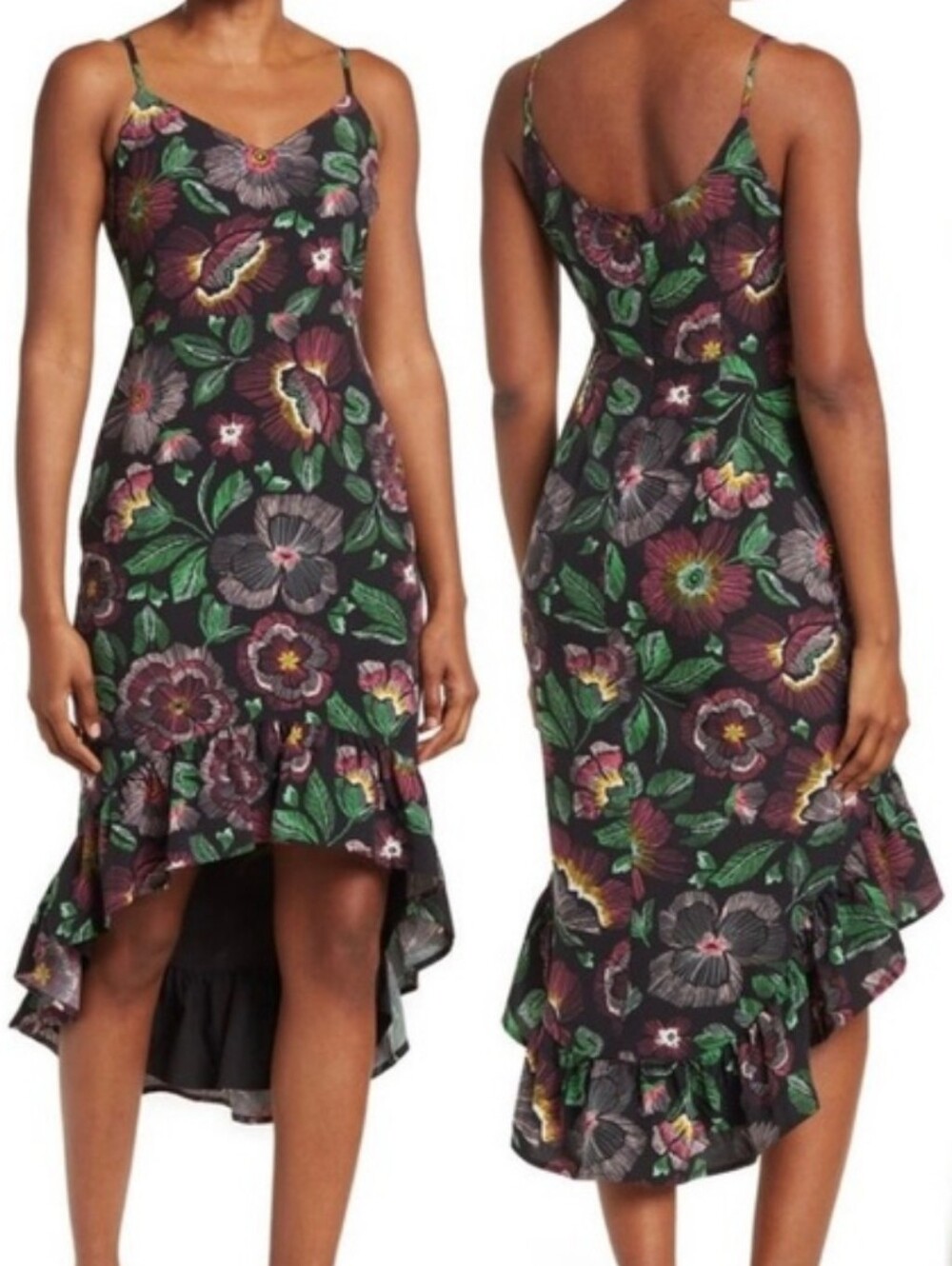 Sam Edelman Strappy Mermaid Ruffle Hem Size 10